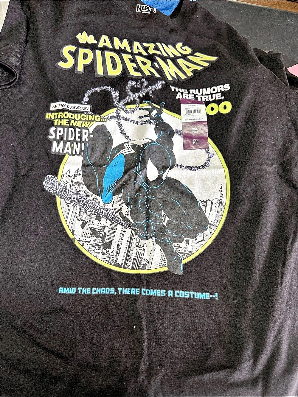 Marvel The Amazing Spider-Man Symbiote Suit T-Shirt Boys XXL (18)
